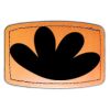 Faux Leather Engravable Patch - Curved Rectangle Thumbnail
