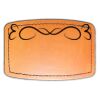 Faux Leather Engravable Patch - Curved Rectangle Thumbnail