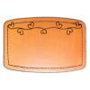 Faux Leather Engravable Patch - Curved Rectangle Thumbnail