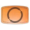 Faux Leather Engravable Patch - Curved Rectangle Thumbnail
