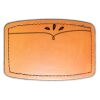 Faux Leather Engravable Patch - Curved Rectangle Thumbnail