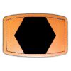 Faux Leather Engravable Patch - Curved Rectangle Thumbnail