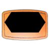 Faux Leather Engravable Patch - Curved Rectangle Thumbnail