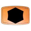 Faux Leather Engravable Patch - Curved Rectangle Thumbnail