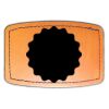 Faux Leather Engravable Patch - Curved Rectangle Thumbnail