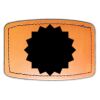 Faux Leather Engravable Patch - Curved Rectangle Thumbnail