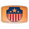 Faux Leather Engravable Patch - Curved Rectangle Thumbnail