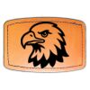 Faux Leather Engravable Patch - Curved Rectangle Thumbnail