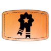 Faux Leather Engravable Patch - Curved Rectangle Thumbnail