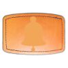 Faux Leather Engravable Patch - Curved Rectangle Thumbnail