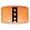 Faux Leather Engravable Patch - Curved Rectangle Thumbnail