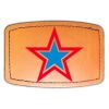 Faux Leather Engravable Patch - Curved Rectangle Thumbnail