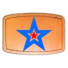 Faux Leather Engravable Patch - Curved Rectangle Thumbnail