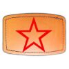Faux Leather Engravable Patch - Curved Rectangle Thumbnail