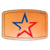 Faux Leather Engravable Patch - Curved Rectangle Thumbnail