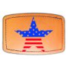 Faux Leather Engravable Patch - Curved Rectangle Thumbnail