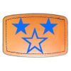 Faux Leather Engravable Patch - Curved Rectangle Thumbnail