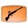 Faux Leather Engravable Patch - Curved Rectangle Thumbnail
