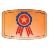Faux Leather Engravable Patch - Curved Rectangle Thumbnail