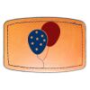 Faux Leather Engravable Patch - Curved Rectangle Thumbnail