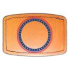 Faux Leather Engravable Patch - Curved Rectangle Thumbnail