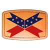 Faux Leather Engravable Patch - Curved Rectangle Thumbnail