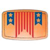 Faux Leather Engravable Patch - Curved Rectangle Thumbnail