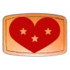 Faux Leather Engravable Patch - Curved Rectangle Thumbnail