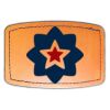Faux Leather Engravable Patch - Curved Rectangle Thumbnail