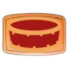 Faux Leather Engravable Patch - Curved Rectangle Thumbnail