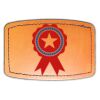 Faux Leather Engravable Patch - Curved Rectangle Thumbnail