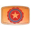 Faux Leather Engravable Patch - Curved Rectangle Thumbnail