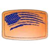 Faux Leather Engravable Patch - Curved Rectangle Thumbnail