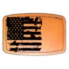Faux Leather Engravable Patch - Curved Rectangle Thumbnail