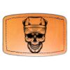 Faux Leather Engravable Patch - Curved Rectangle Thumbnail