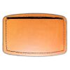 Faux Leather Engravable Patch - Curved Rectangle Thumbnail