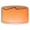 Faux Leather Engravable Patch - Curved Rectangle Thumbnail