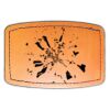 Faux Leather Engravable Patch - Curved Rectangle Thumbnail