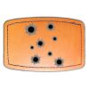Faux Leather Engravable Patch - Curved Rectangle Thumbnail