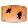 Faux Leather Engravable Patch - Curved Rectangle Thumbnail