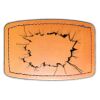 Faux Leather Engravable Patch - Curved Rectangle Thumbnail