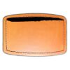 Faux Leather Engravable Patch - Curved Rectangle Thumbnail