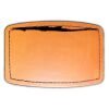 Faux Leather Engravable Patch - Curved Rectangle Thumbnail