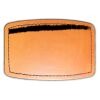Faux Leather Engravable Patch - Curved Rectangle Thumbnail