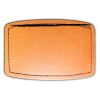 Faux Leather Engravable Patch - Curved Rectangle Thumbnail