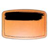 Faux Leather Engravable Patch - Curved Rectangle Thumbnail