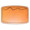 Faux Leather Engravable Patch - Curved Rectangle Thumbnail