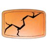 Faux Leather Engravable Patch - Curved Rectangle Thumbnail