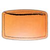 Faux Leather Engravable Patch - Curved Rectangle Thumbnail