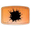 Faux Leather Engravable Patch - Curved Rectangle Thumbnail